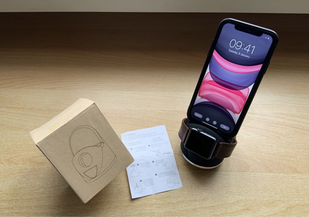 Док-Стания, Подставка для iPhone и Apple Watch - Olebr O-STAND