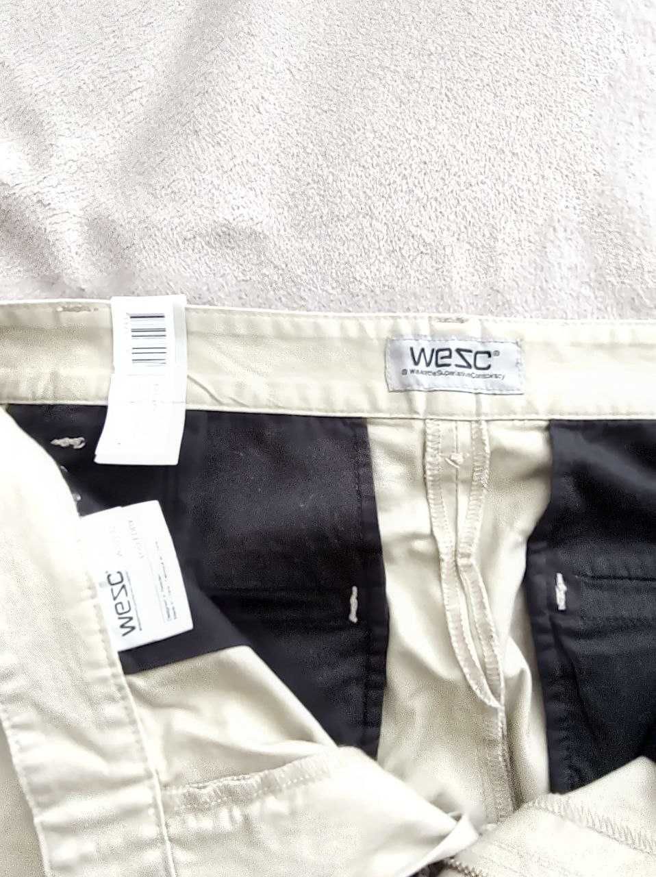 Мужские штаны-чиносы бежевые шведский бренд WeSC, W30/L32, новые