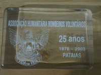 Placa dos Bombeiros Voluntários Pataias