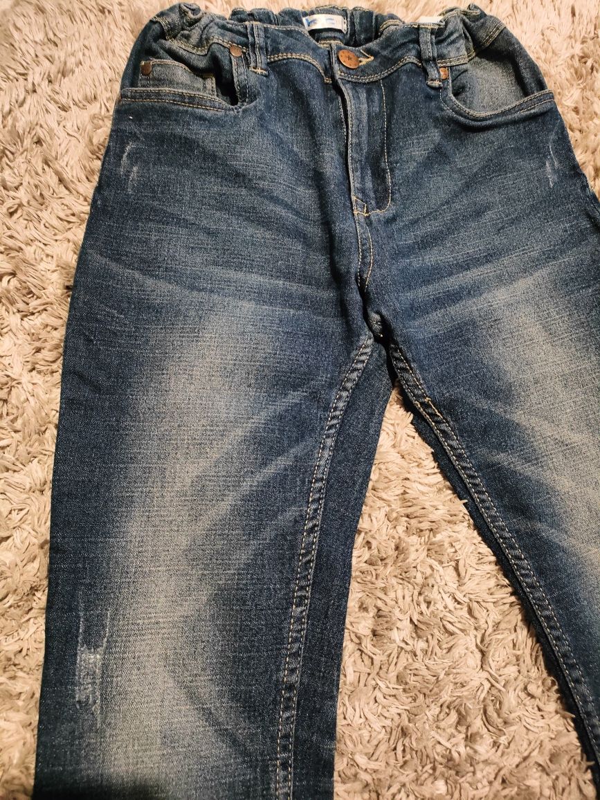 Spodnie jeansowe chłopięce 152