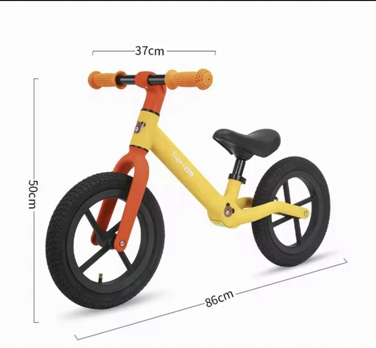 Lekki i stabilny rowerek biegowy dla najmłodszych – idealny jako pierw