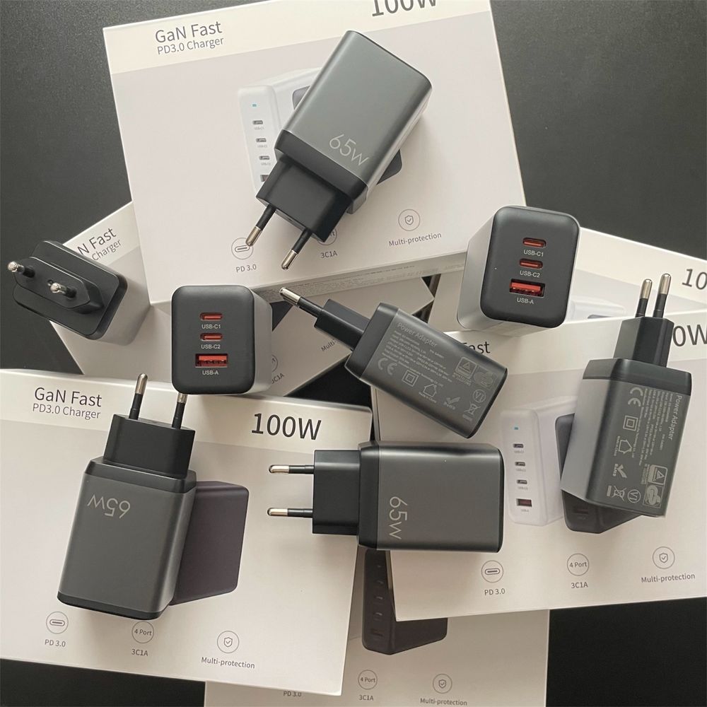 Швидка зарядка 65w 100w GAN 2 premium
