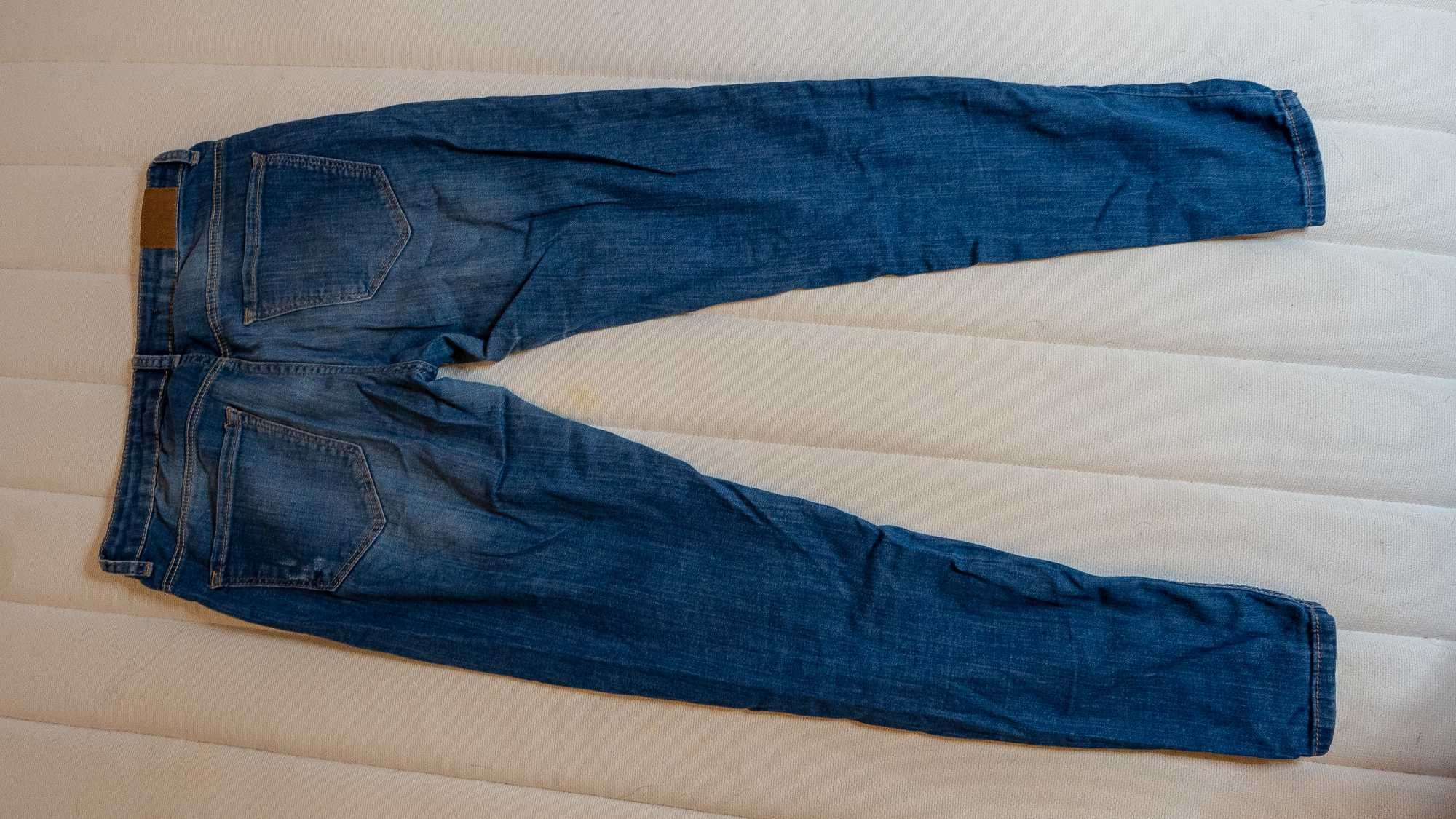 Spodnie Jeans Dżins Super Skinny Regular Waist