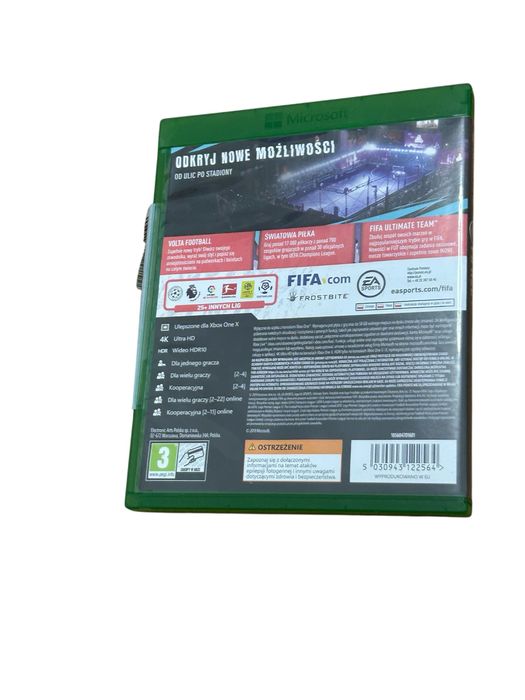 Gra Fifa 2020 na Xbox One S|X