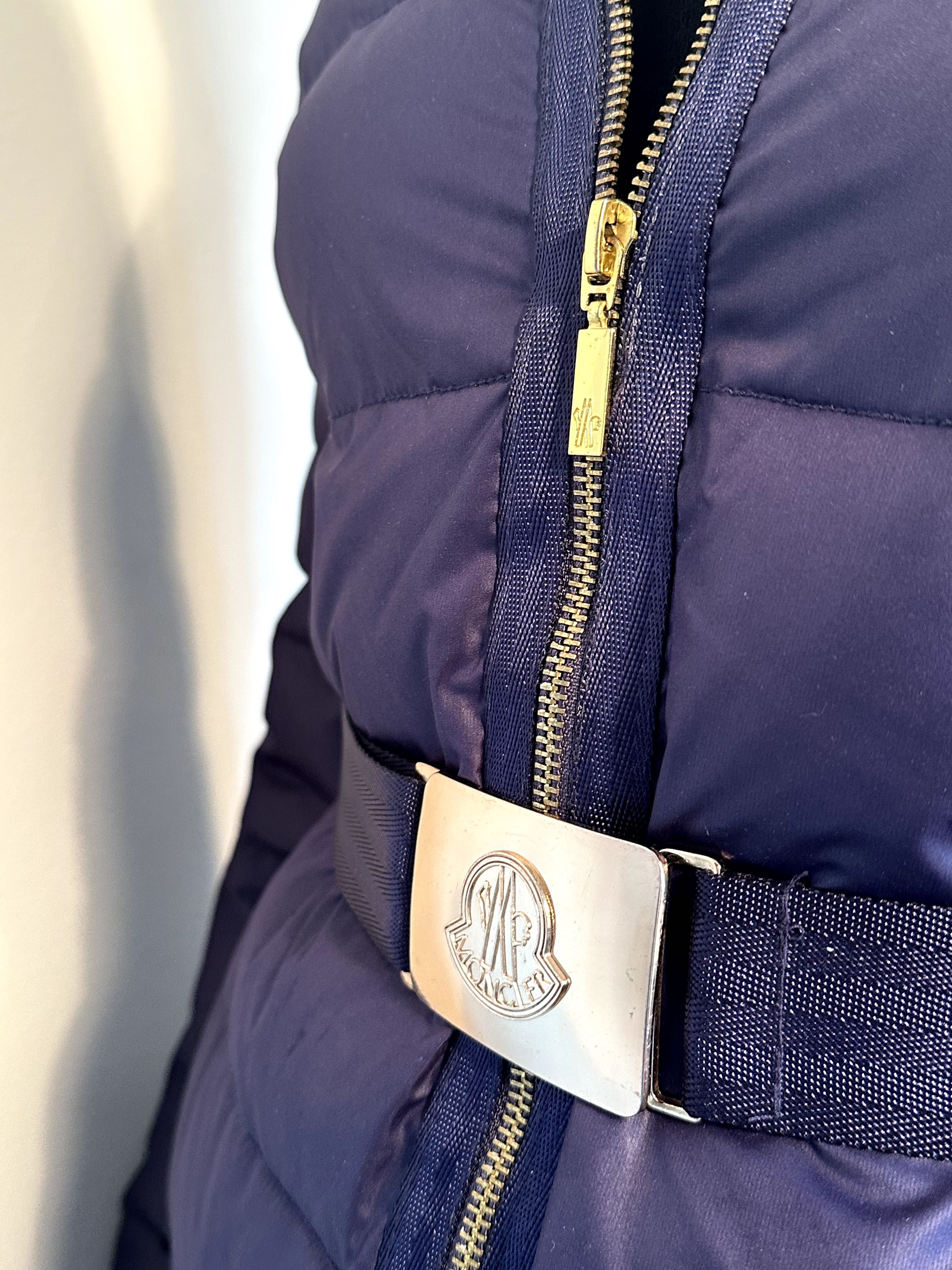 Fioletowa kurtka Moncler