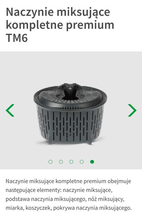 Naczynie miksujące Thermomix TM6! Oryginalne. NOWE w kartonie!