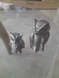 Figurki Sowy z metalu