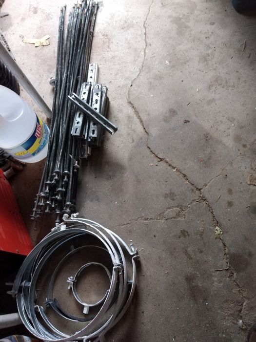 Tubos spiro abracadeiras varao roscado ventilaçao sistema 300mm 200mm