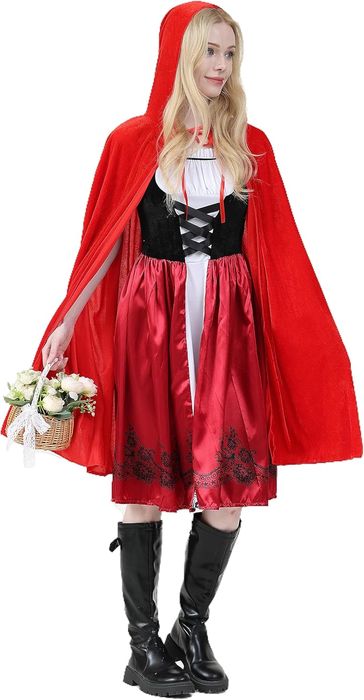 Kostium Czerwonego Kapturka dla dorosłych Rozmiar M