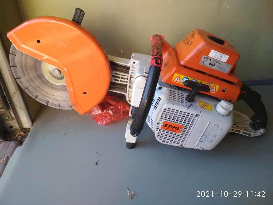 Piła spalinowa do cięcia betonu STHIL  TS 510 zamiana  na myjkę piłę