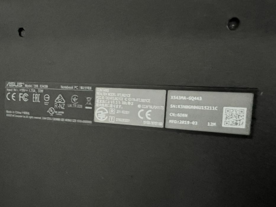 ASUS X543m (повний комплект) ноутбук
