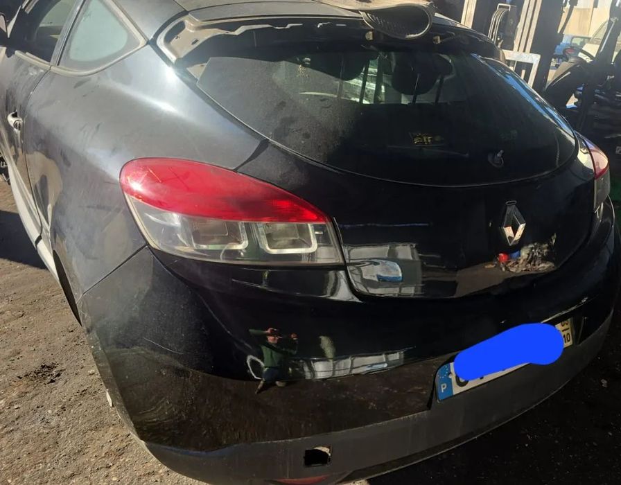 Traseira completa renault megane 3 coupe