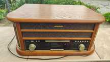 Auna Belle Epoque - retro radio DAB+ gramofon kaseta USB BT