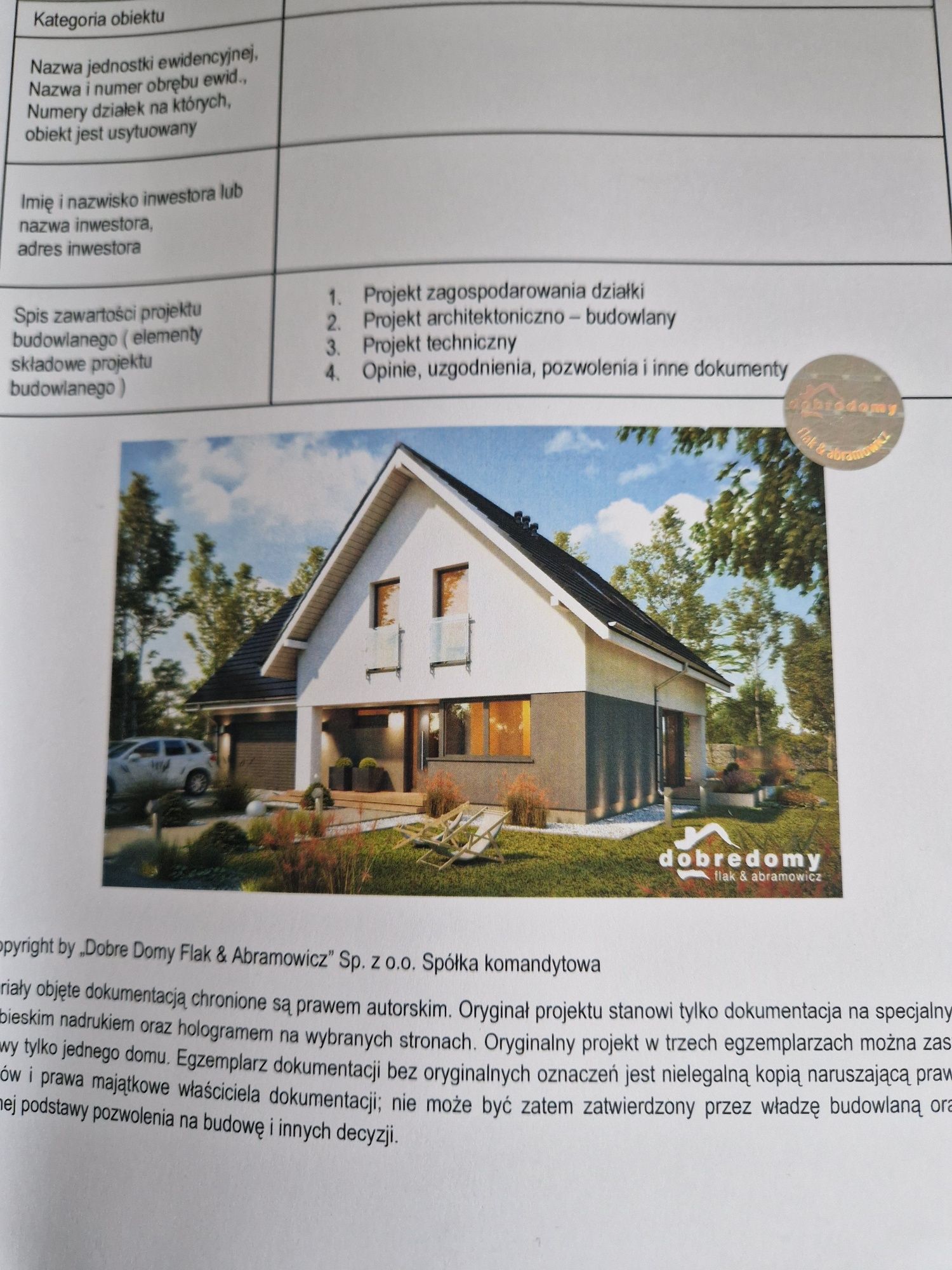 Projekt domu Dawid V 5 (odbicie lustrzane)