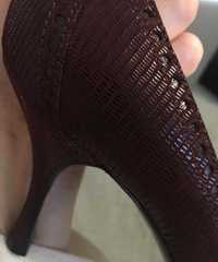 Pantofle damskie - włoskie - skóra NOWE