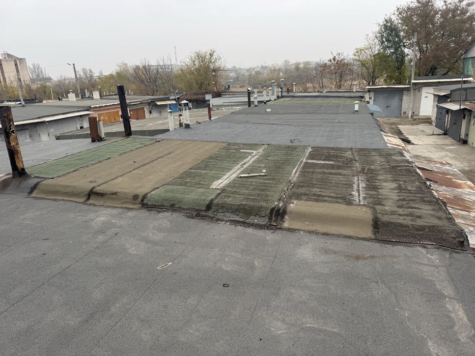 Ремонт мягкой кровли, еврорубероид, кровля гаражей, балконов.