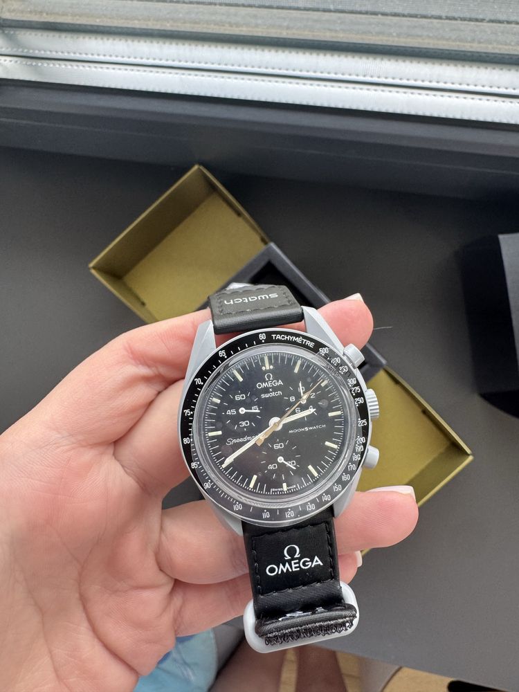 Годинник Omega&Swatch Moon Swatch часы  100% оригинал