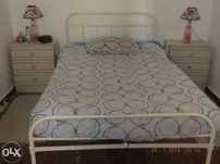 Cama de solteiro antiga em ferro (sem colchão)1,80m x 1,08m