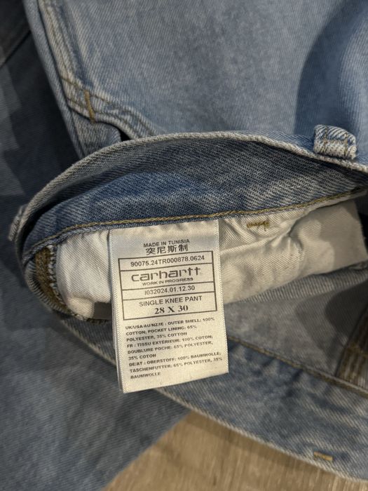 Світло-сині джинси Carhartt Single Knee Pant