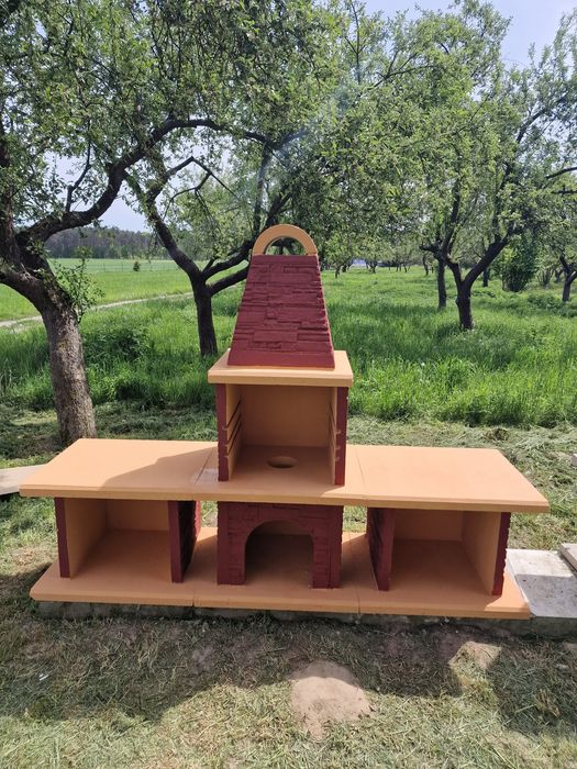 Ogromny grill 240cm wędzarnia duża