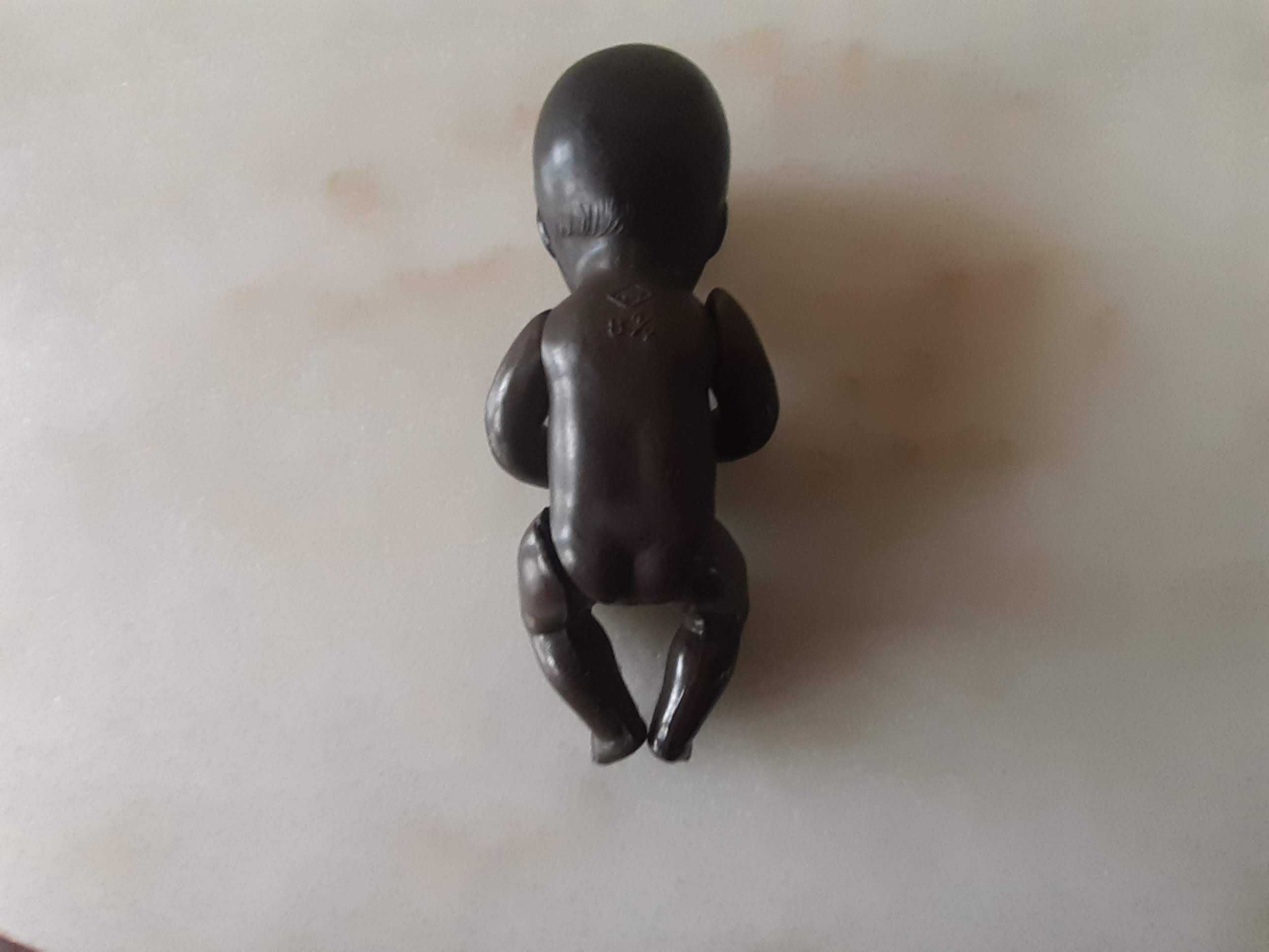 Boneco negro, antigo, tartaruga, Anos 40, raro