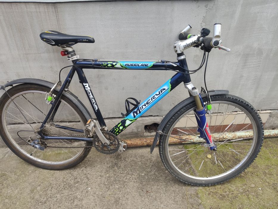 Велосипед Minerva hurricane (12.5кг) Deore Lx, Rockshox