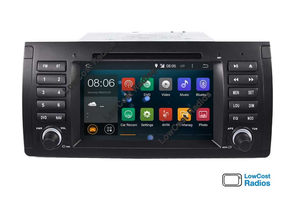 *Auto Rádio GPS ANDROID 14 BMW X5 (E53/E39/M5) - ESPECIAL para X5