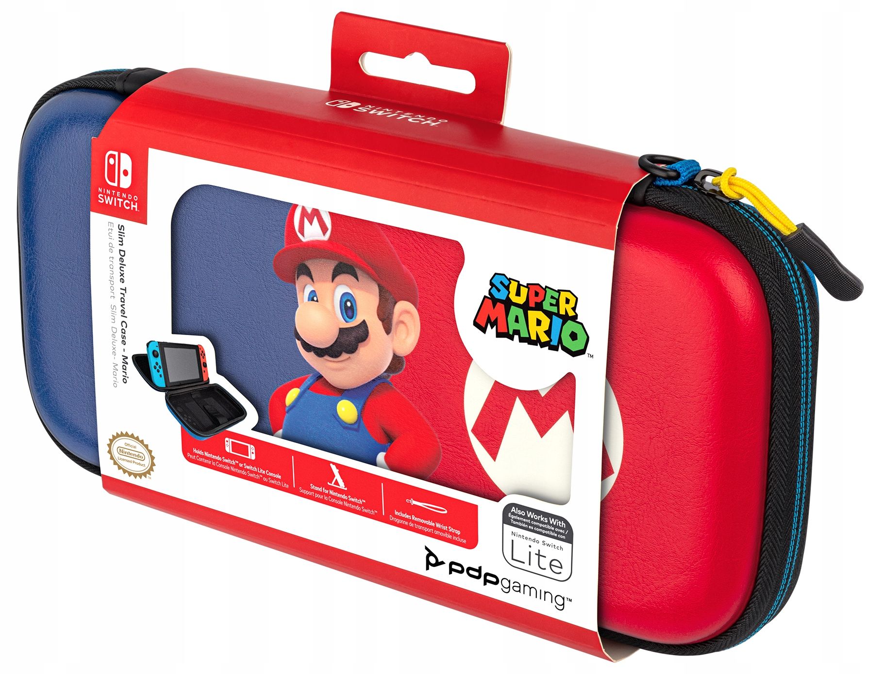 Pdp switch etui slim travel deluxe mario