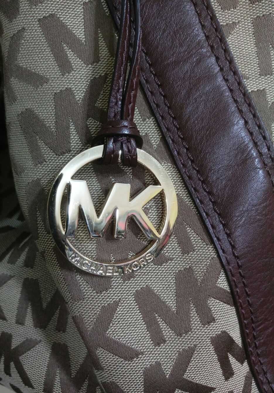 Оригинал Michael Kors 35F3GLNL3J сумка тоут на плечо жаккард