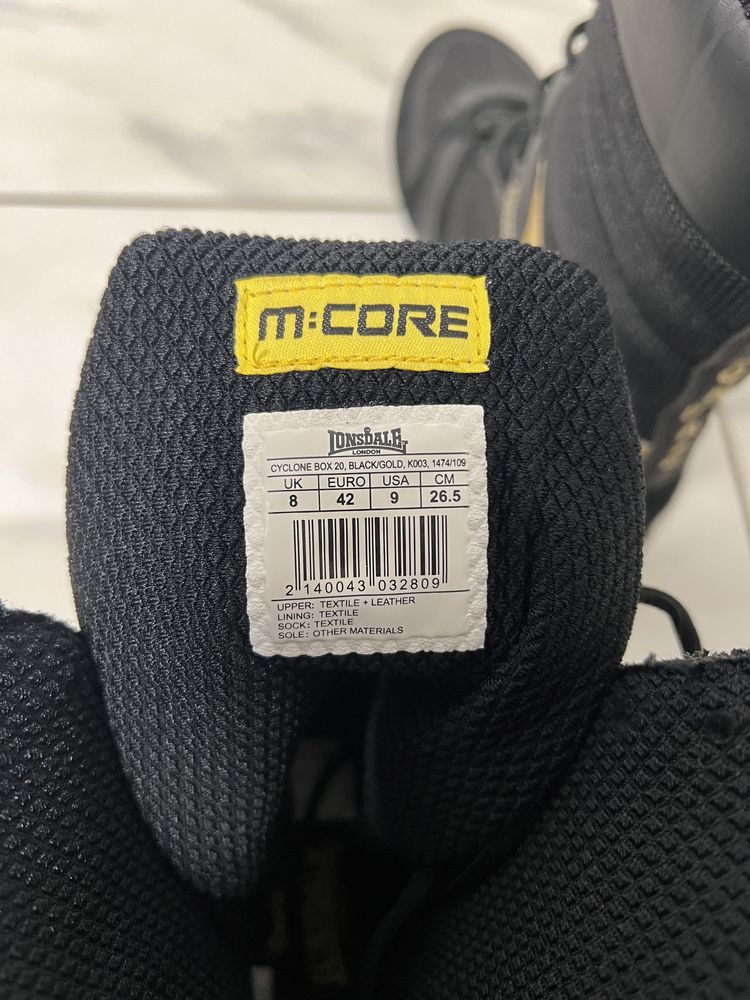 Боксерки Lonsdale BLACK/GOLD