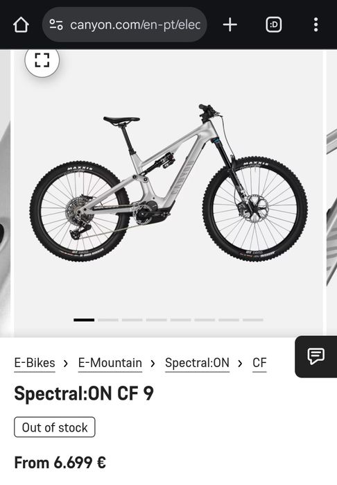 CANYON spectral: on CF9