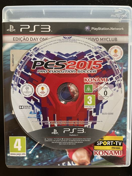 PES 2015 Day One Edition (PS3, PAL) | Completo CIB