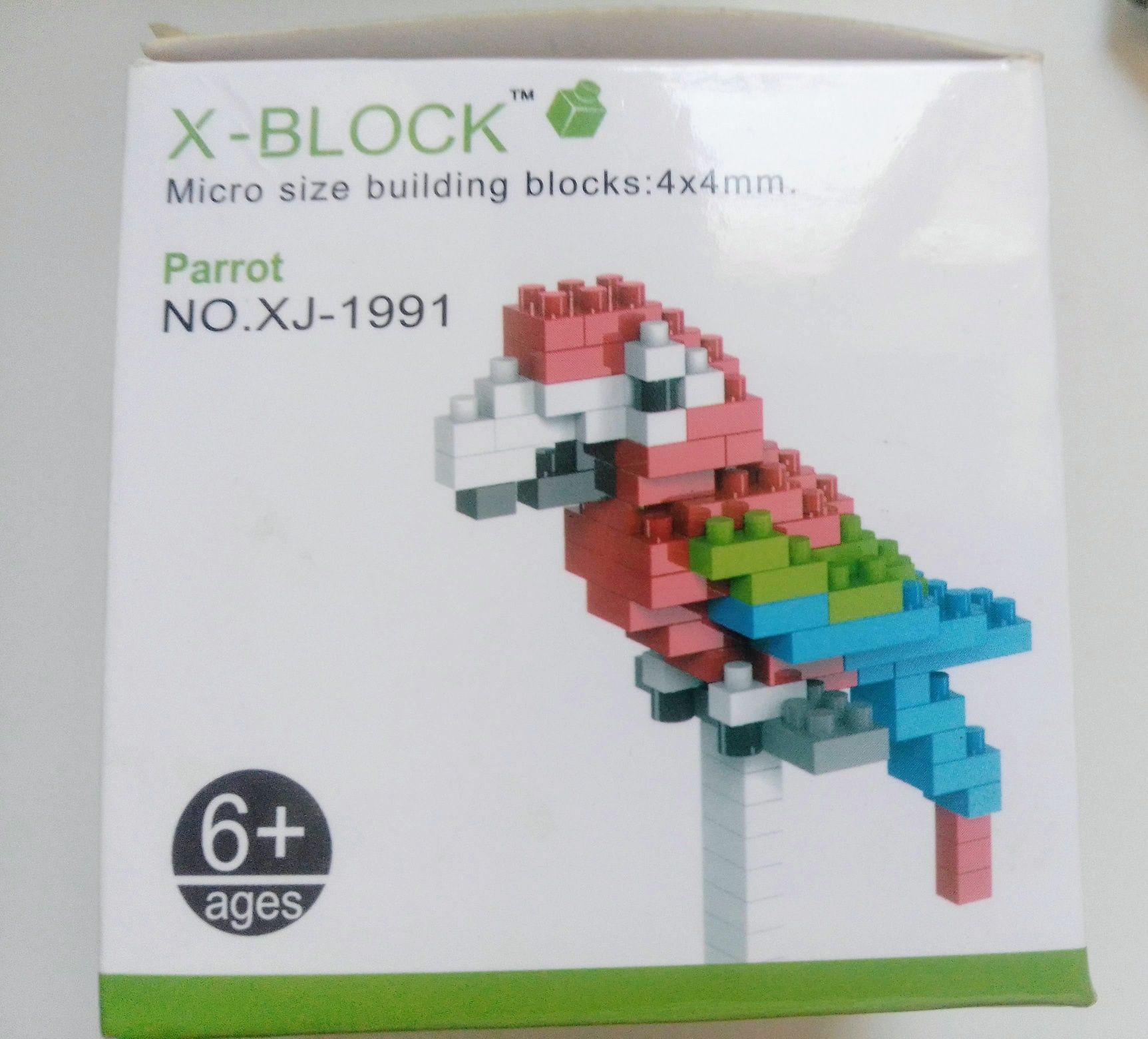 X- Block Papagaio mini pixel world 4x4mm.