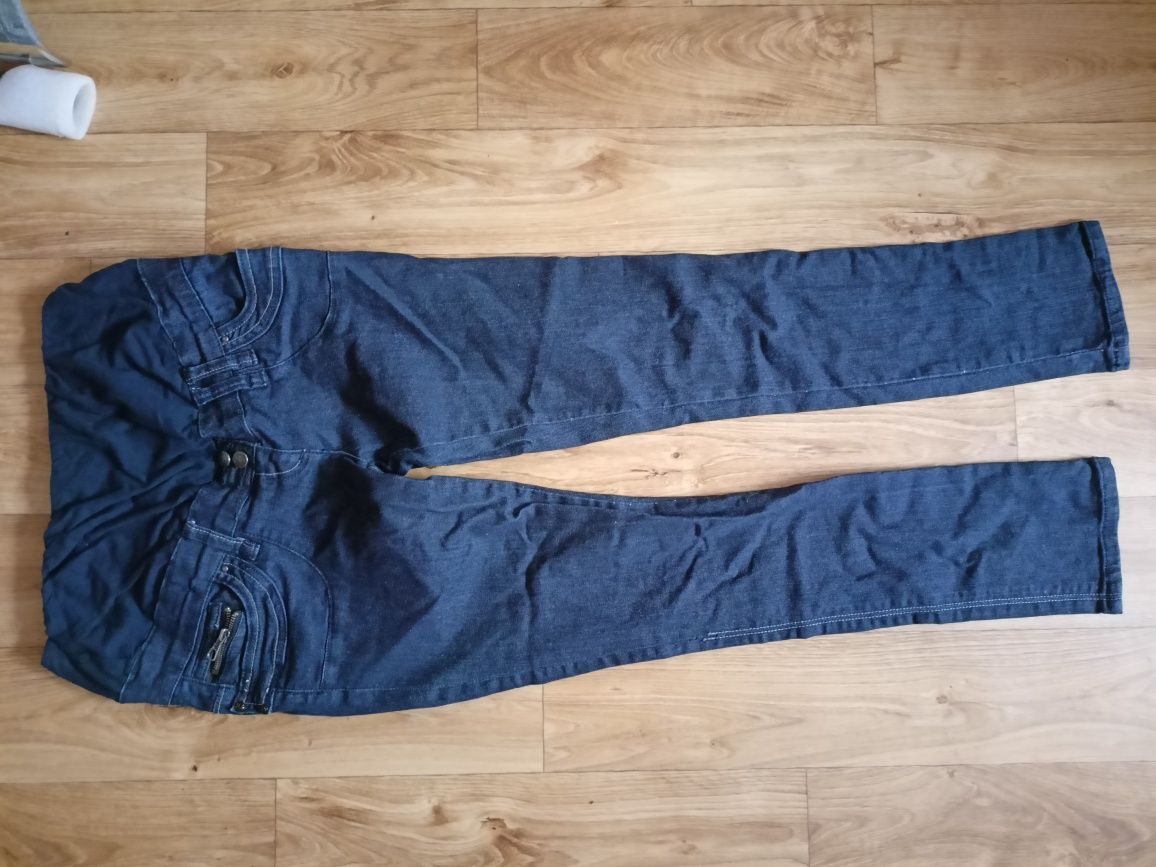 Zestaw jeansy, spodnie i spodnica ciążowe rozmiar M