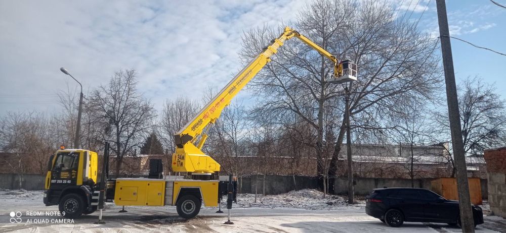 Аренда автовышки, Оренда автовишки, 30м 34м Житомир та область