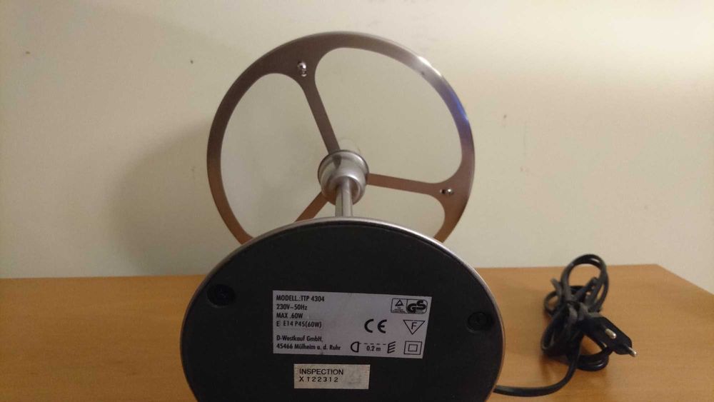 Lampa stojąca gabinetowa stołowa 38cm