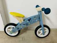 Bicicleta de aprendizagem criança em madeira