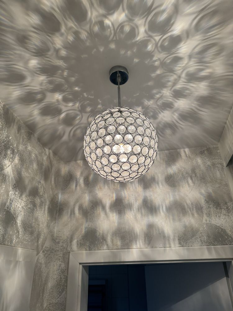 Lampa wisząca glamour, stan bdb