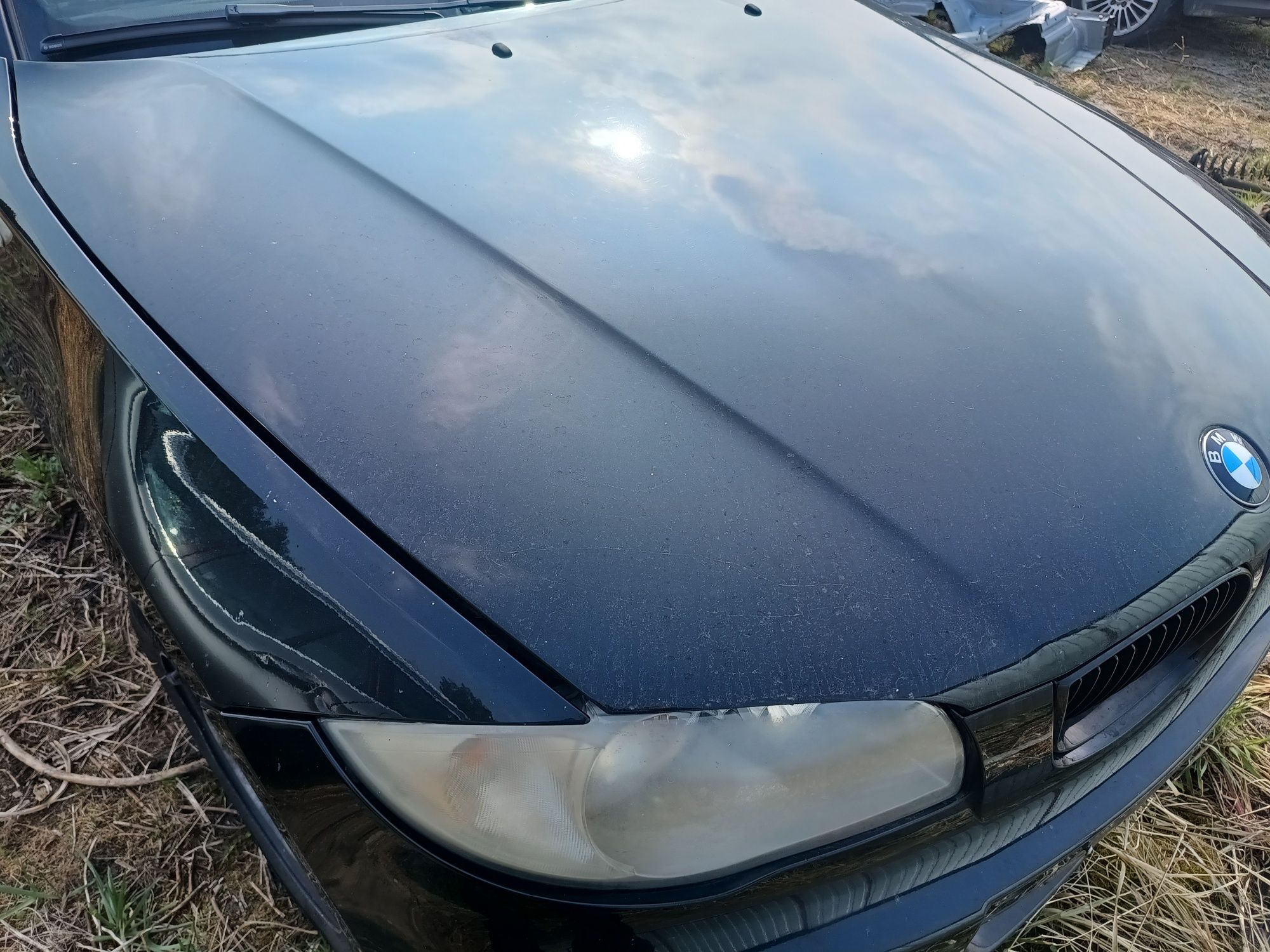 BMW 1 E81 E87 E88 E82 maska pokrywa silnika kolor 475 black saphirre