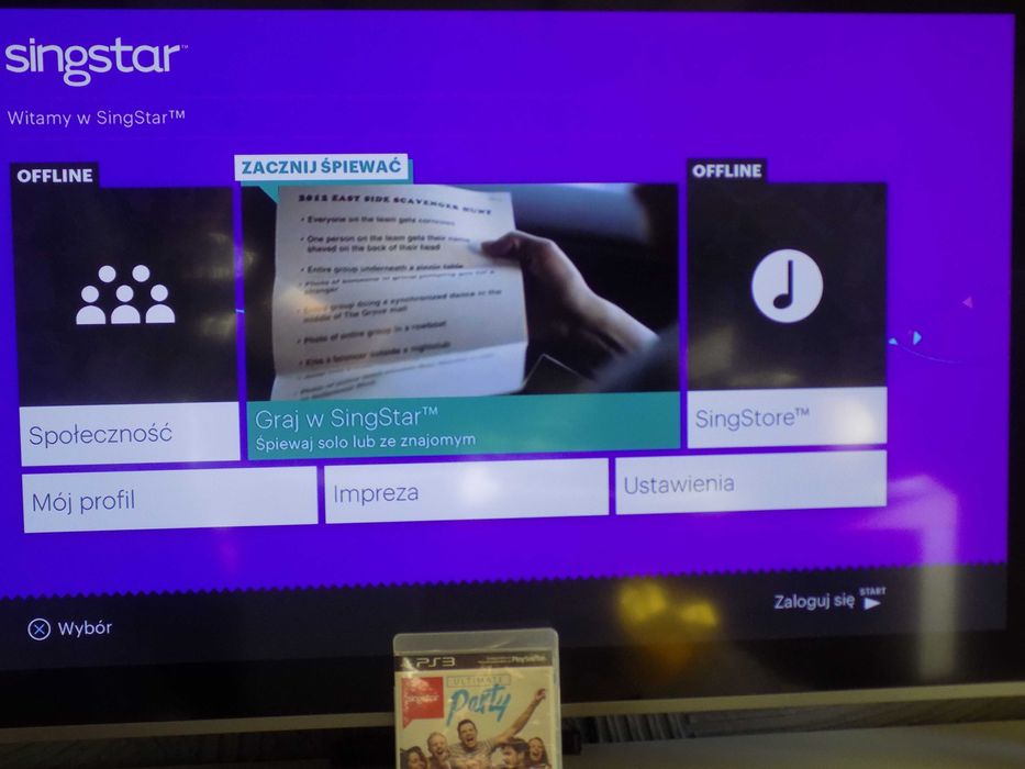 PS3 : Mikrofony  SINGSTAR +  dwie gry ( ładny stan )