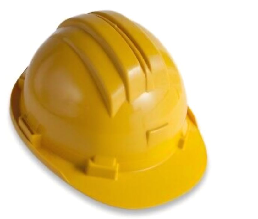 Kask hełm ochronny budowlany roboczy żółty