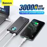 В наявності.Самий потужний Повербанк Baseus Amblight 30000mAh 65W