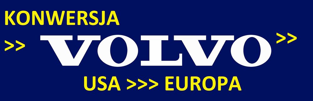 Zmiana , konwersja, Volvo USA na EUROPE, język polski ,kodowanie