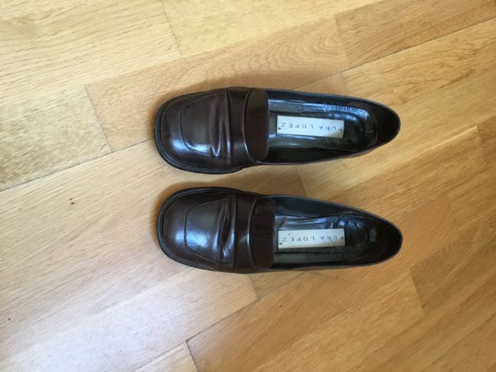 Pura Lopez - Loafers em Pele 36