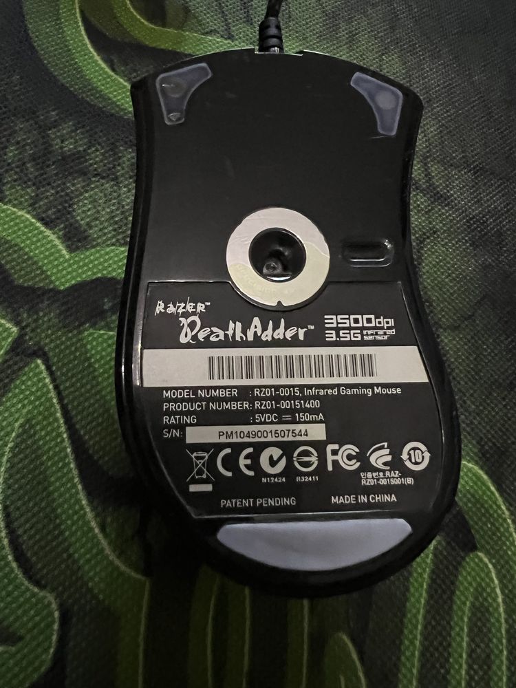 Razer deathadder игровая мышка + коврик