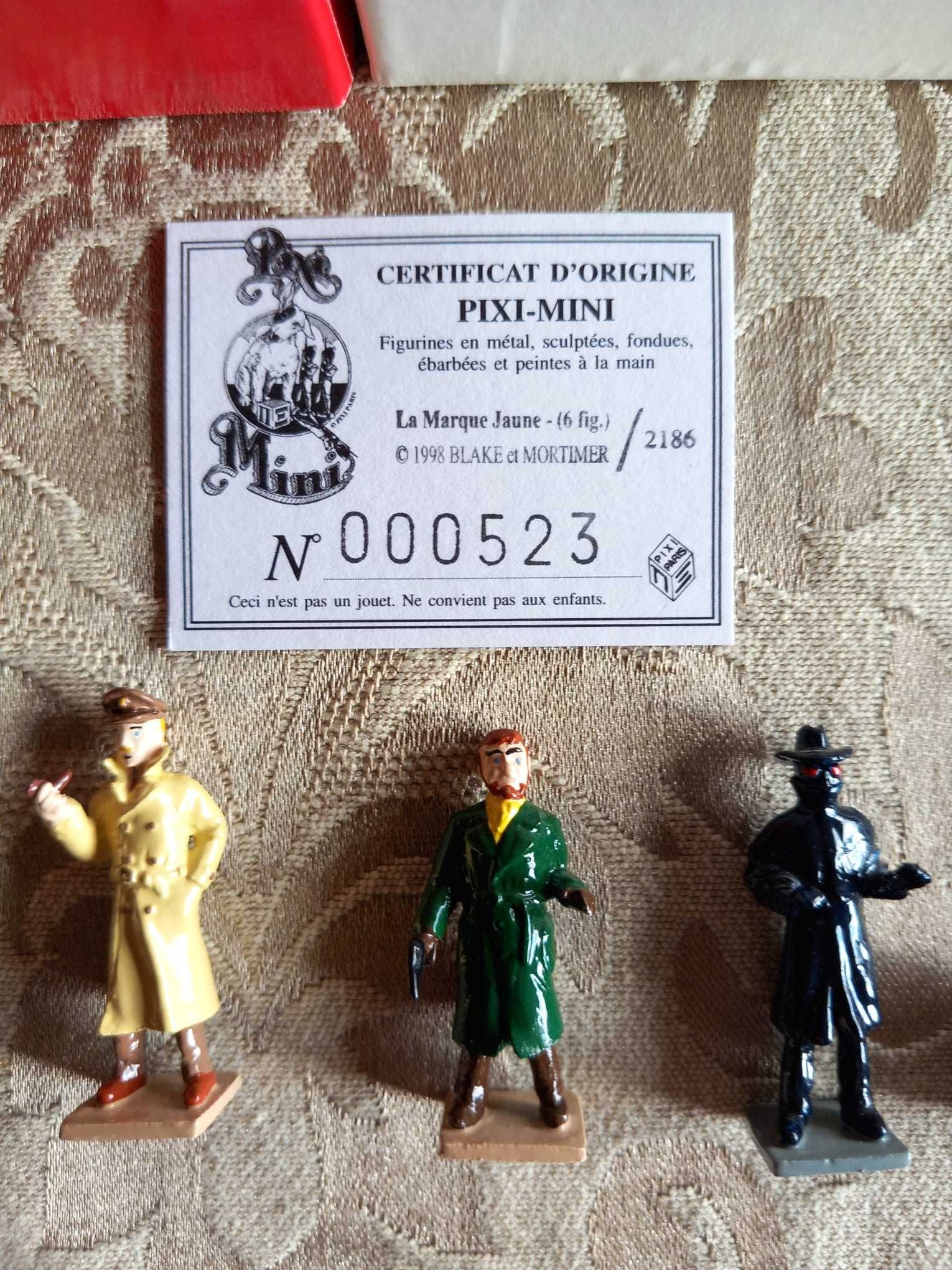 Blake e Mortimer A Marca Amarela 6 figuras PIXI mini