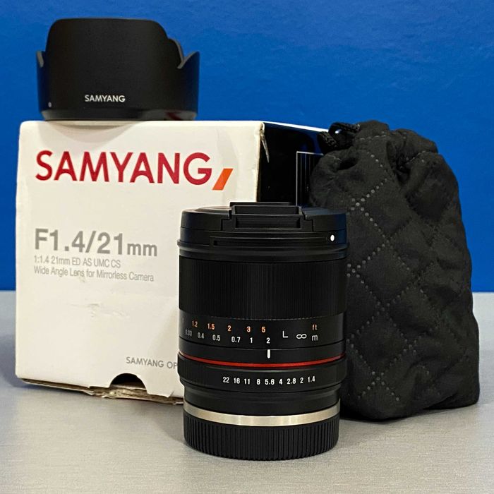 Samyang 21mm f/1.4 ED AS UMC CS (Sony E-Mount) - 3 ANOS DE GARANTIA