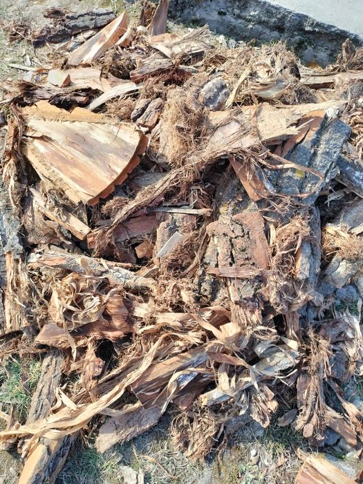 3 worki Kory do rozdrobnienia