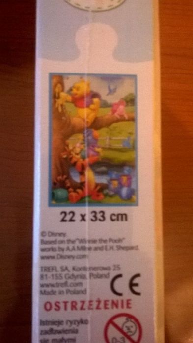 Puzzle Kubuś Puchatek 60 elementów