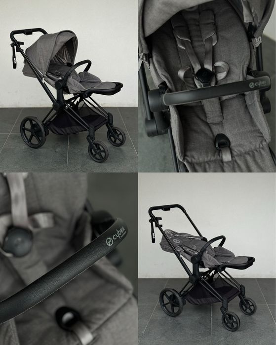 Електровізочок Cybex e-priam 4.0 2в1 + підстаканник, футмуф, рукавиці